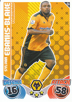 Sylvan Ebanks-Blake Wolverhampton Wanderers 2010/11 Topps Match Attax #360